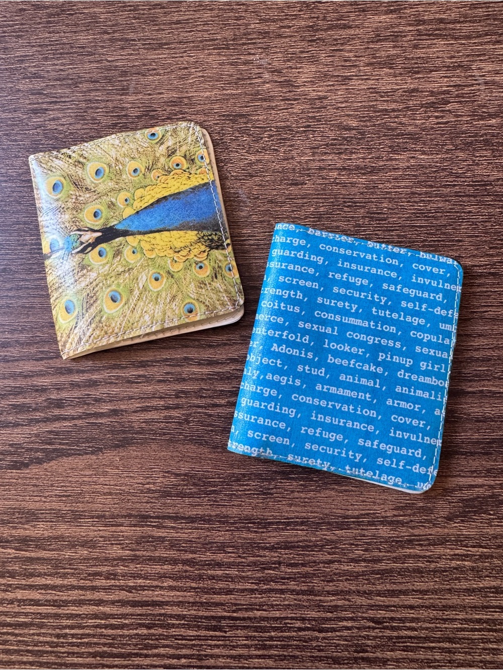 Two 2” x 3” bifold holder